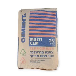 שק מלט שחור 25 ק"ג, המרכיב ההכרחי בכל שיפוץ ובנייה, משמש כבסיס לכל תערובת בנייה: בטון, טיט, דייסות ופילוס,נוח לנשיאה ומועדף על כל שיפוצניק וקבלן.