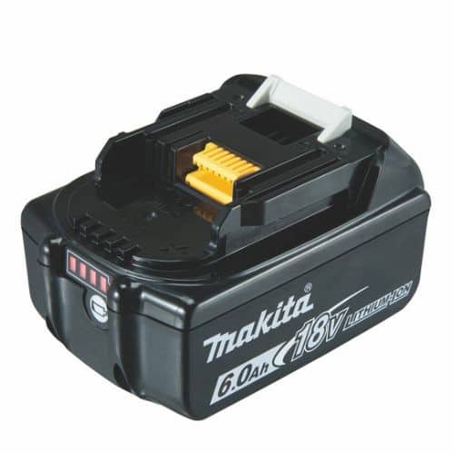 סוללה מבית מקיטה 6 אמפר 18v ליתיום - דגם BL1850B במחיר ללא תחרות, מגיעה עם מד נורות LED לחיווי מצב טעינת הסוללת מובנה מתאים לכל מוצרי סדרת LTX.