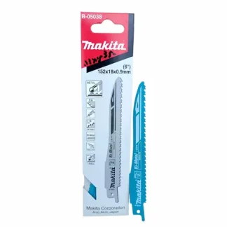לטרוף כל עבודה עם, סט 5 להבי מסור חרב Makita B-05038 למתכת, הפתרון האידיאלי למקצוענים שזקוקים לשילוב של מהירות חיתוך Fast Cut ועמידות יוצאת דופן לאורך זמן.
