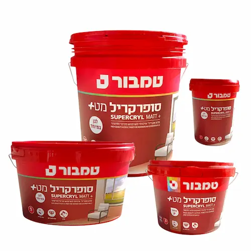 סופרקריל מט פלוס לבן - טמבור