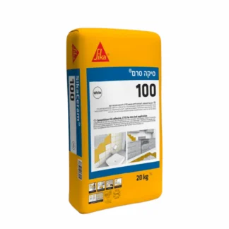 סיקה סרם 100 הוא דבק אריחים צמנטי מגיע בשק של 20 ק" ומיועד להדבקת אריחי קרמיקה על קירות ורצפות בפנים המבנה, על גבי משטחים מינרליים כמו בטון ועוד.